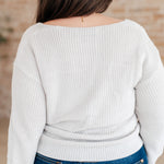 Told You So Ribbed Knit V Neck Sweater - Evergreen Boutique