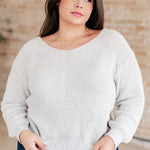 Told You So Ribbed Knit V Neck Sweater - Evergreen Boutique