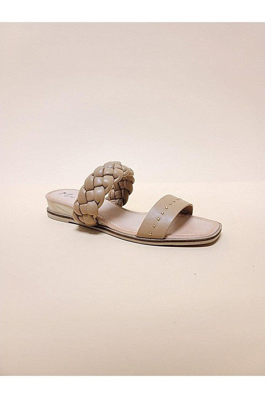 SILAS-SLIDE SANDALS-Evergreen Boutique