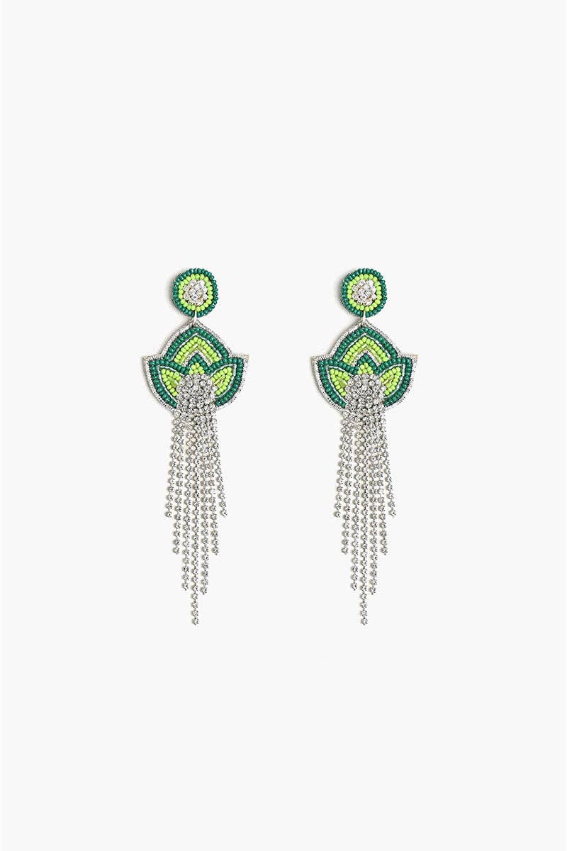 Summer Shine Beaded Earrings - Evergreen Boutique