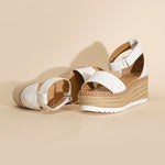 TUCKIN-S PLATFORM SANDALS-Evergreen Boutique