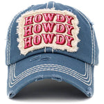 HOWDY Vintage Ball Cap - Evergreen Boutique