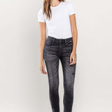 Lovervet Raw Hem Cropped Skinny Jeans-Evergreen Boutique