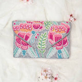 BOLSO CLUTCH FLOWER - Evergreen Boutique