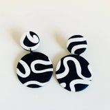 Octo Earrings - Large Statement - Evergreen Boutique