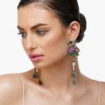 Flower Disco Earrings - Evergreen Boutique