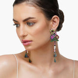 Flower Disco Earrings - Evergreen Boutique