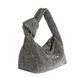 Melie Bianco Reena Small Silver Top Handle Bag - Evergreen Boutique