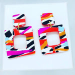 Cruella Earrings - Square - Evergreen Boutique