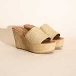 Bounty-S Wedge Platform Heels-Evergreen Boutique