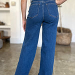 Judy Blue Full Size High Rise Straight Jeans - Evergreen Boutique