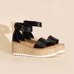 TUCKIN-S PLATFORM SANDALS-Evergreen Boutique