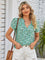 Floral Notched Neck Blouse-Evergreen Boutique