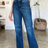 Judy Blue Full Size Tummy Control Straight Jeans-Evergreen Boutique